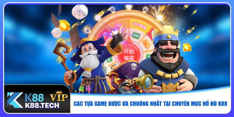 Nổ Hũ K88 - Săn Hũ Jackpot Cực Khủng Mỗi Ngày Với 1 Click