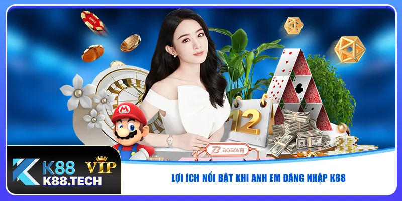 Đăng Nhập K88 - Tỷ Lệ Bảo Mật Tài Khoản Đạt 99.99% Uy Tín